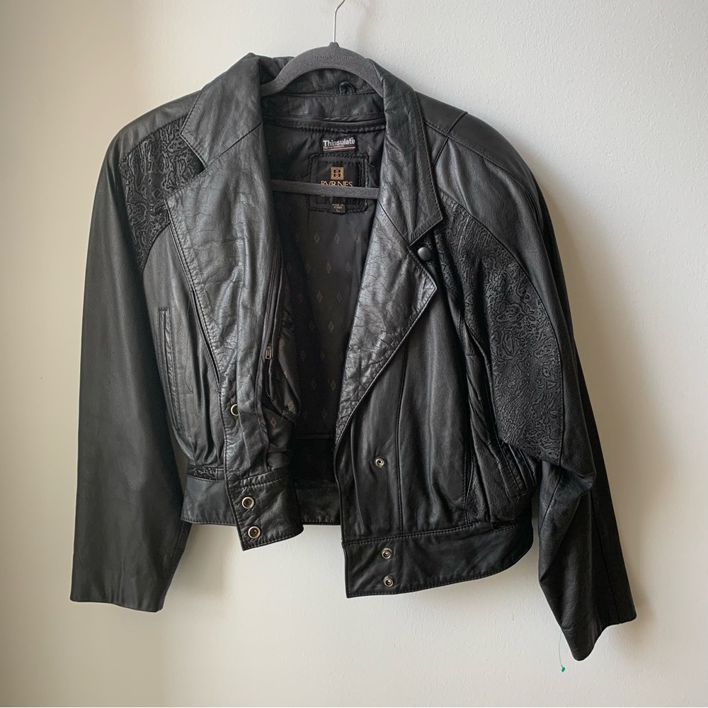 Women's Black Leather Jacket